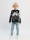 Детский лонгслив / СЕРЫЙ ДЫМ