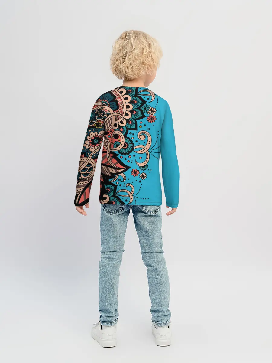 Детский лонгслив / Цветочная фантазия