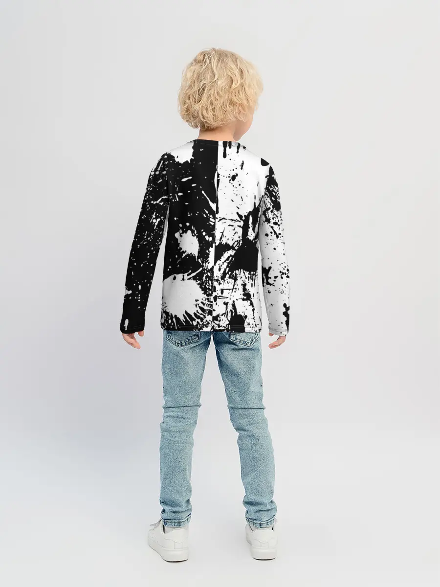 Детский лонгслив / КРАСКА И НИЧЕГО ЛИШНЕГО!