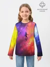 Детский лонгслив / НЕОНОВЫЙ КОСМОС