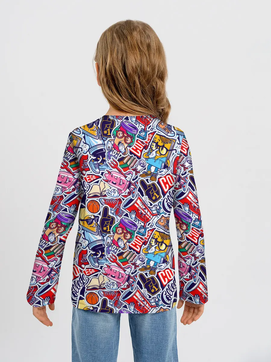 Детский лонгслив / Стикерпак