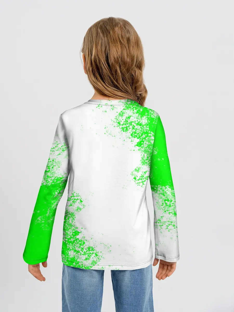 Детский лонгслив / MINECRAFT CREEPER