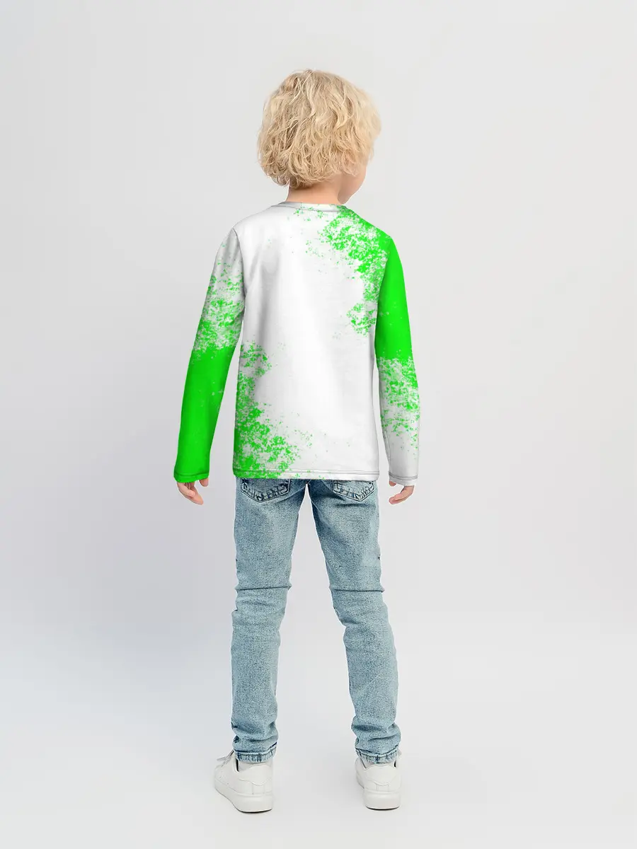 Детский лонгслив / MINECRAFT CREEPER