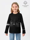 Детский лонгслив / Чёрный кот