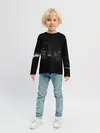 Детский лонгслив / Чёрный кот
