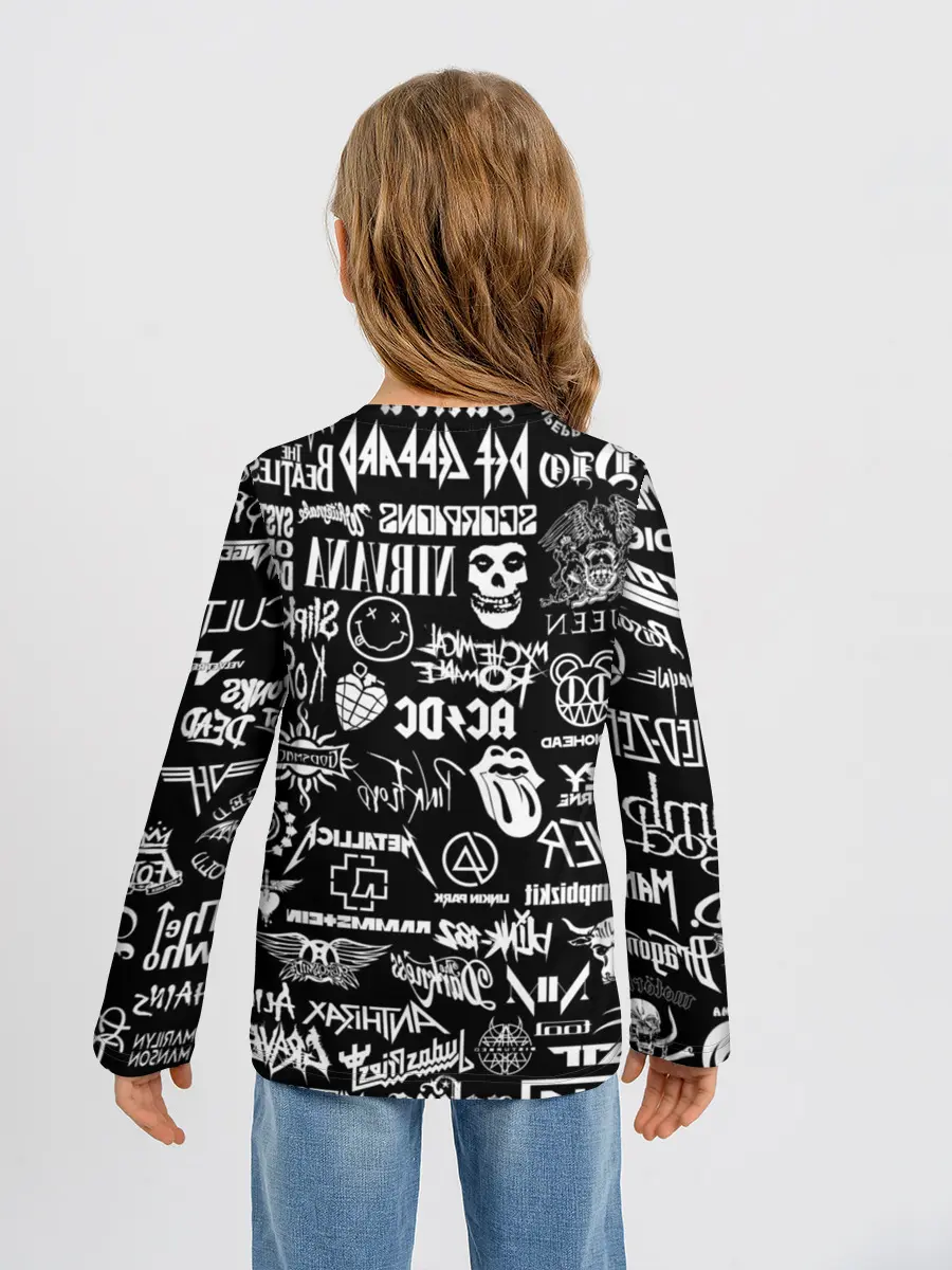 Детский лонгслив / Рок Легенды | Всех времен