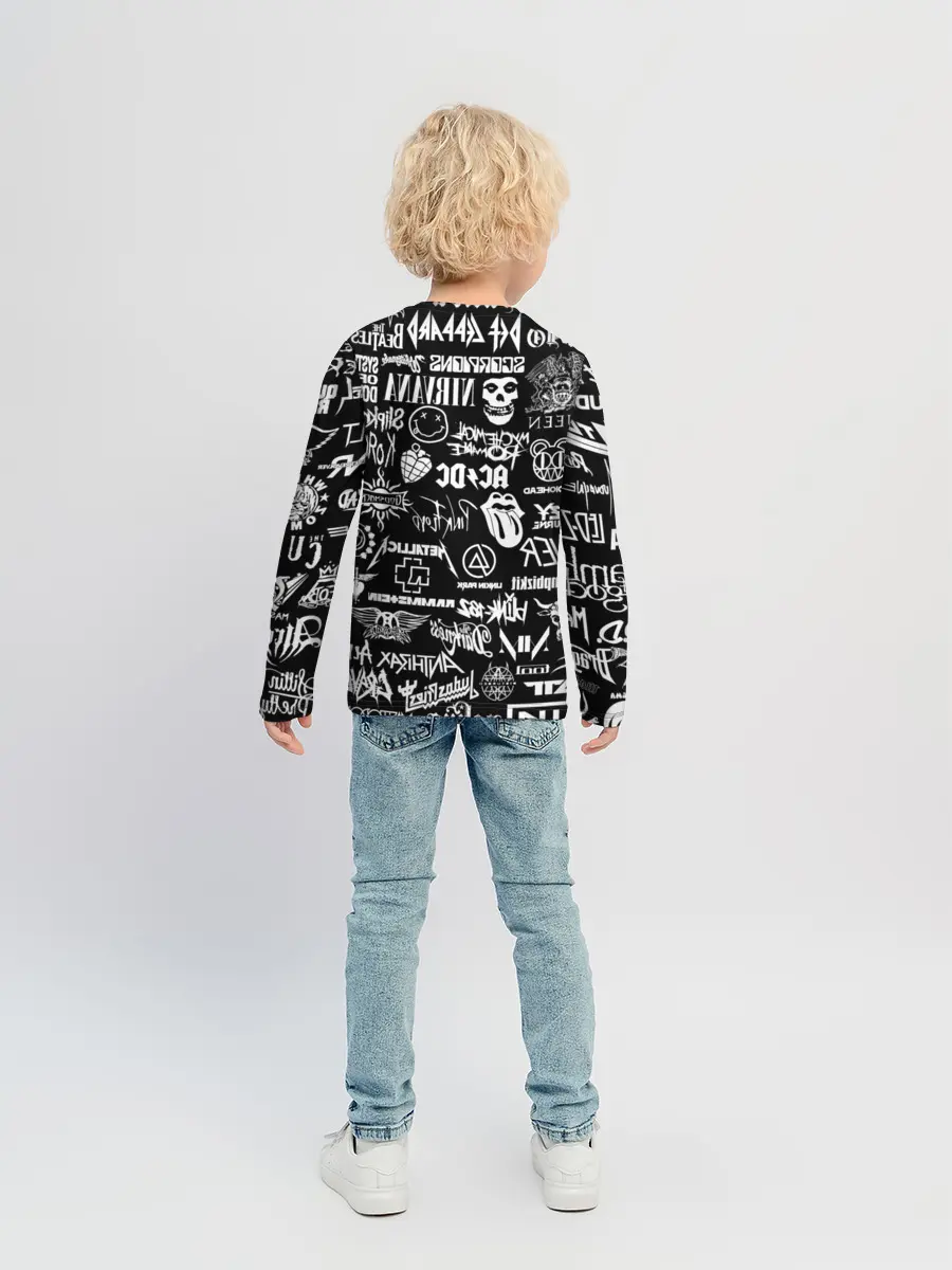 Детский лонгслив / Рок Легенды | Всех времен