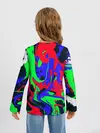 Детский лонгслив / Абстрактные краски