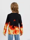 Детский лонгслив / Огонь