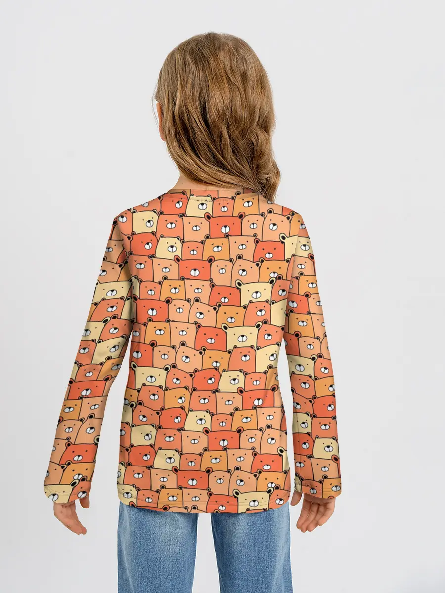 Детский лонгслив / МИШКИ