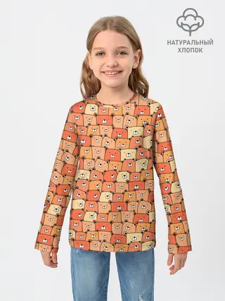 Детский лонгслив / МИШКИ