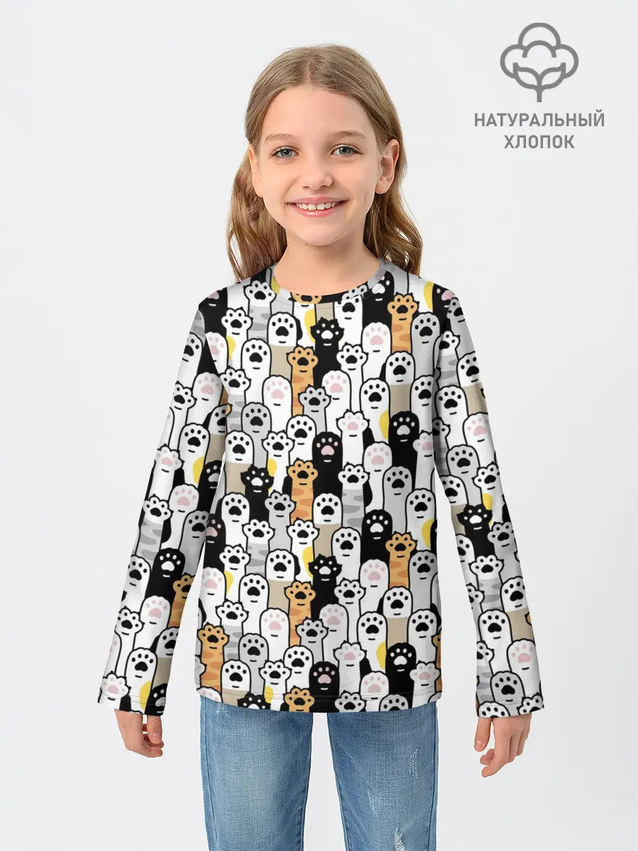 Детский лонгслив / ЛАПКИ