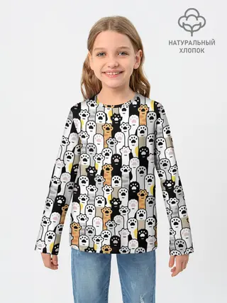 Детский лонгслив / ЛАПКИ