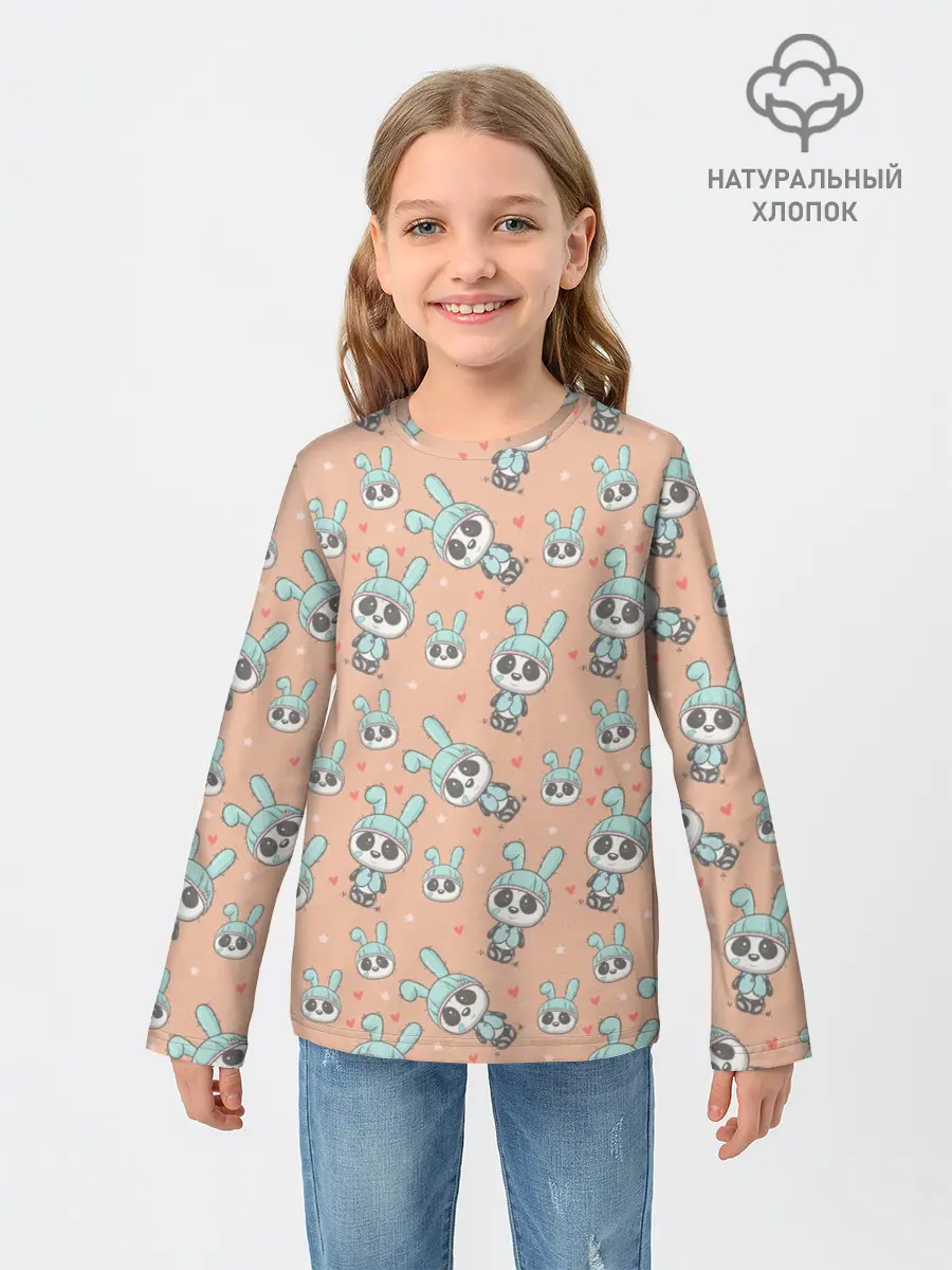 Детский лонгслив / ЗАЙКИ