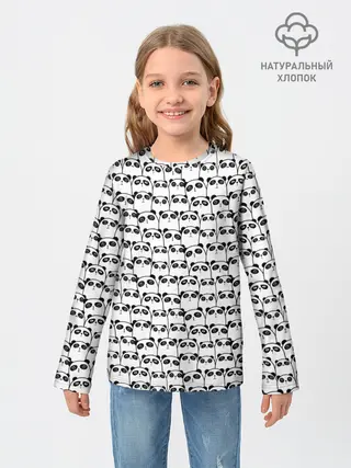 Детский лонгслив / ПАНДЫ