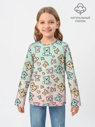 Детский лонгслив / МИШКИ