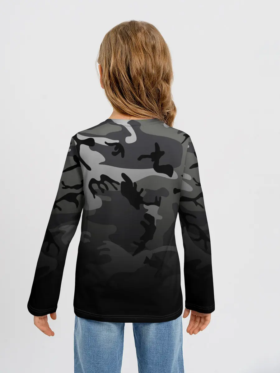 Детский лонгслив / Камуфляж СССР