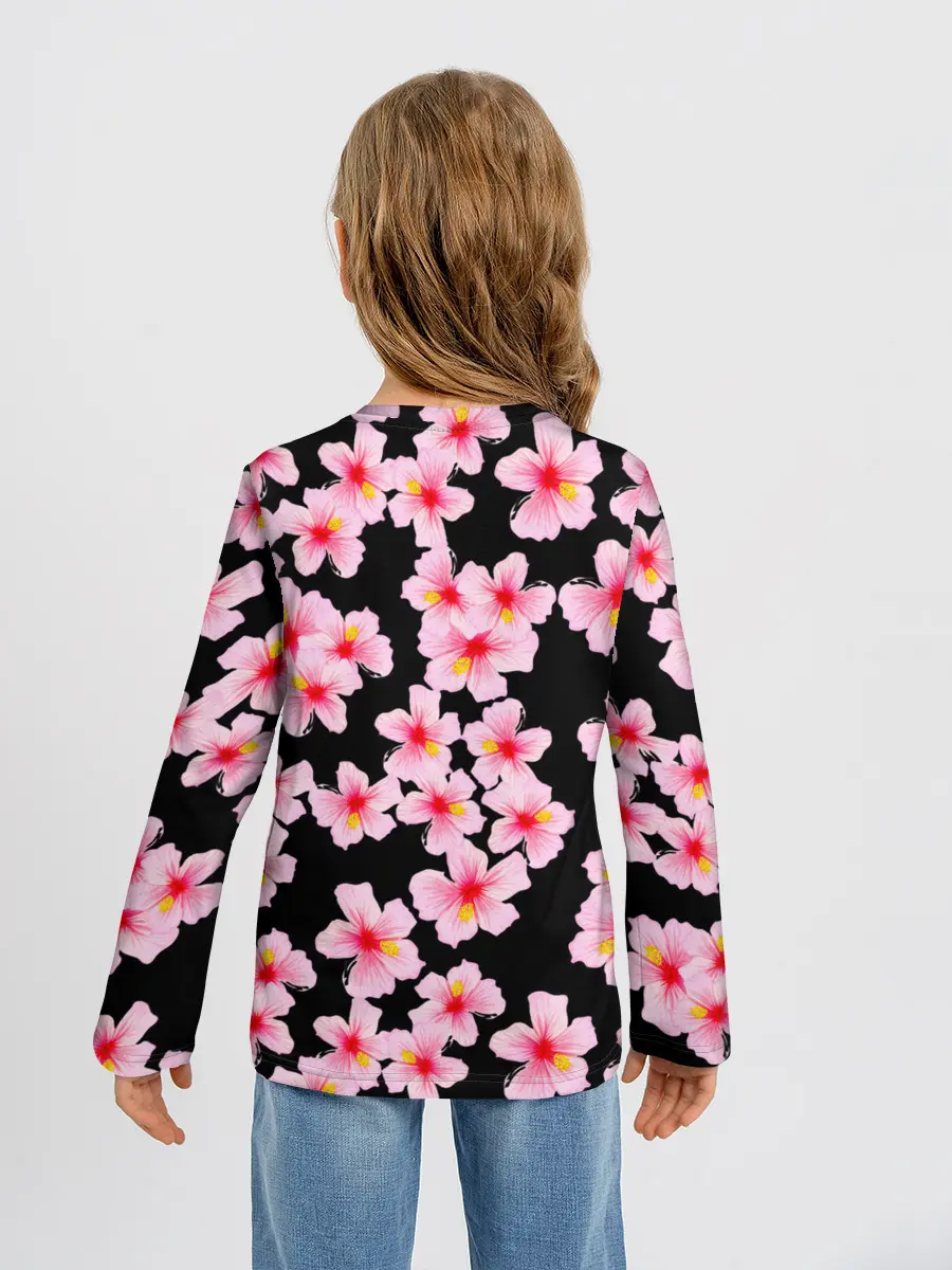 Детский лонгслив / Цветы желаний