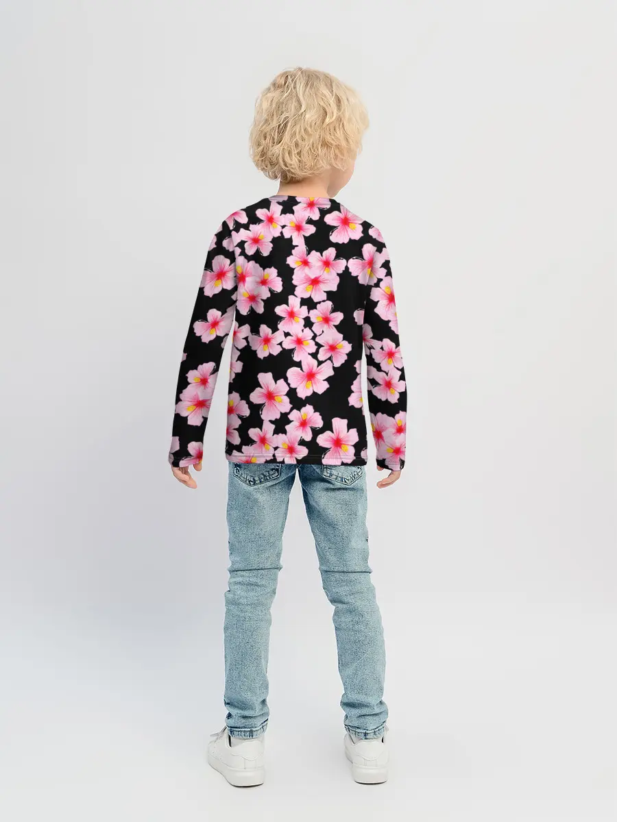 Детский лонгслив / Цветы желаний