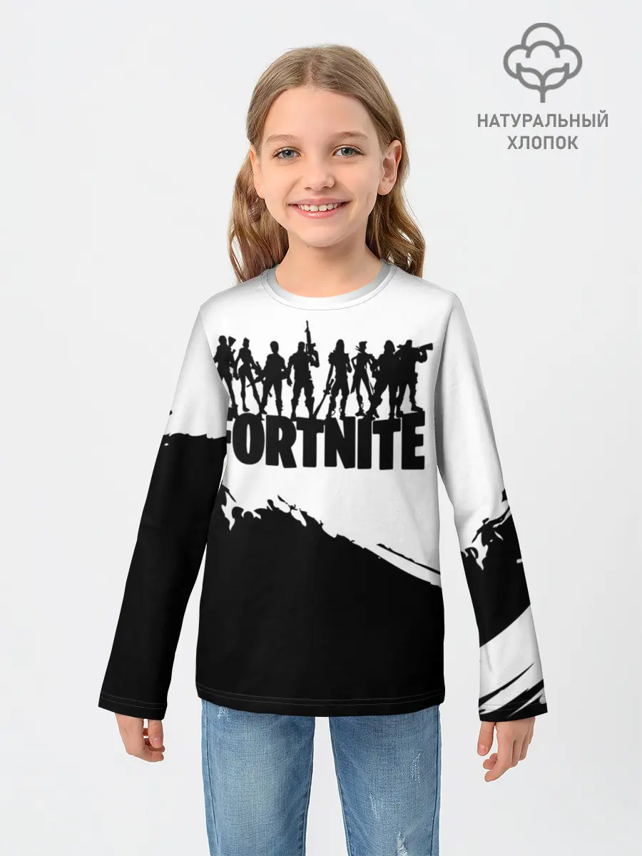 Детский лонгслив / Fortnite