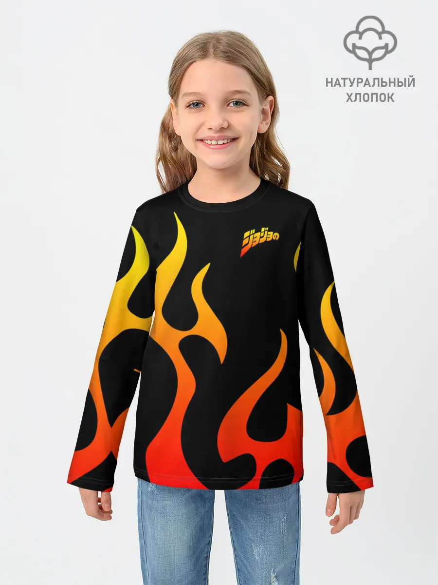 Детский лонгслив / JoJo Bizarre Adventure