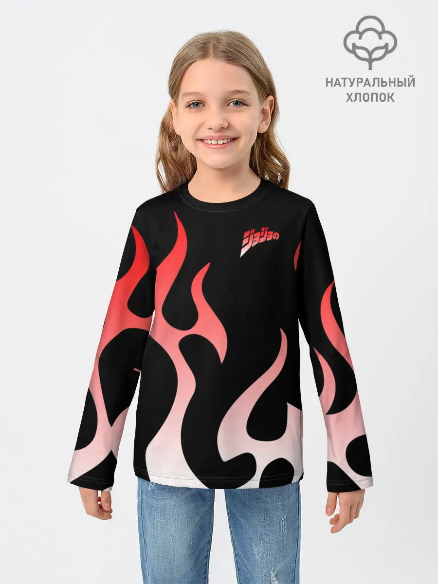 Детский лонгслив / Приключения ДжоДжо