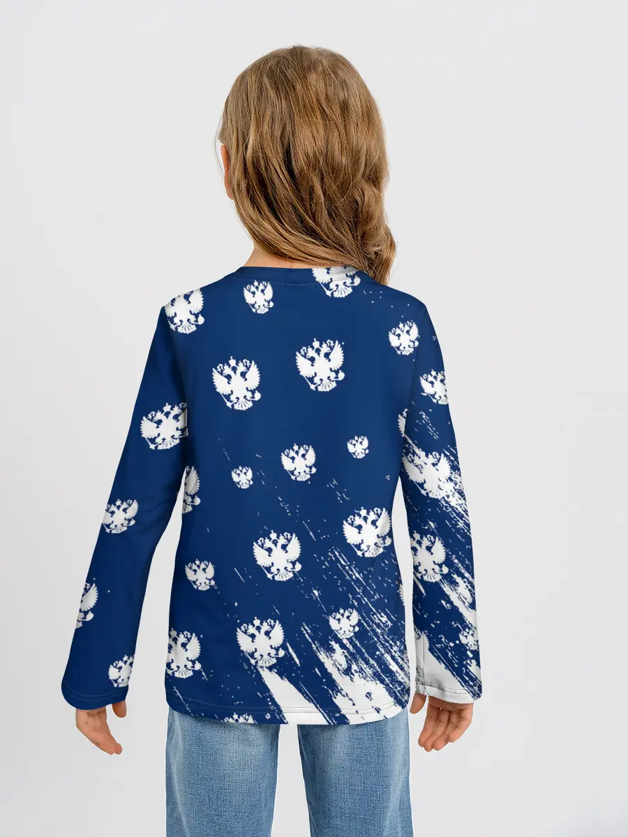 Детский лонгслив / RUSSIA / РОССИЯ