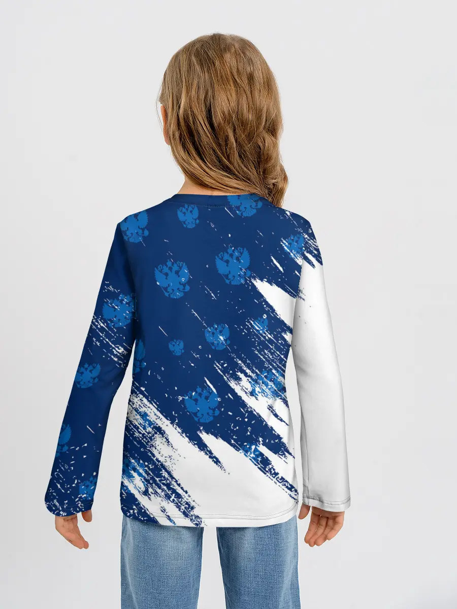 Детский лонгслив / RUSSIA / РОССИЯ