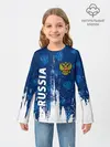 Детский лонгслив / RUSSIA / РОССИЯ
