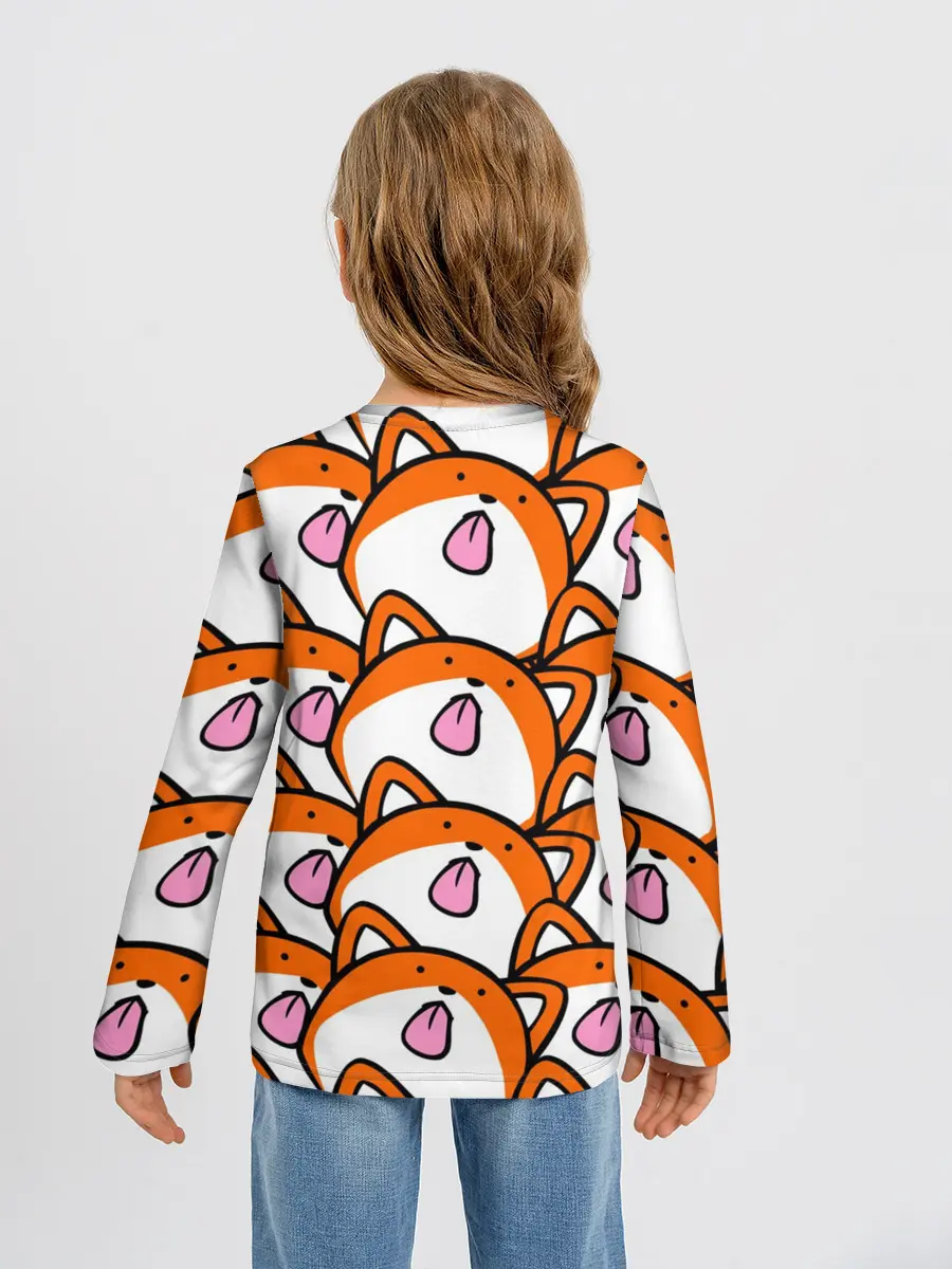 Детский лонгслив / ЛИСИЧКИ