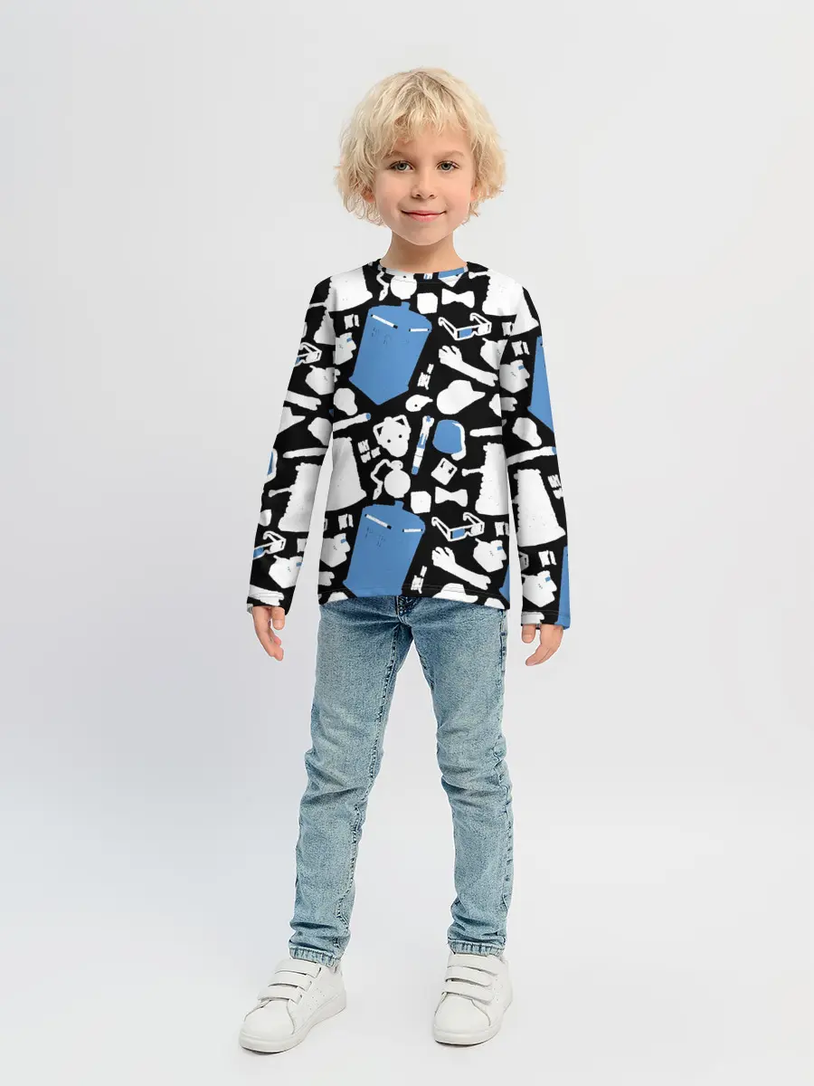 Детский лонгслив / ТАРДИС