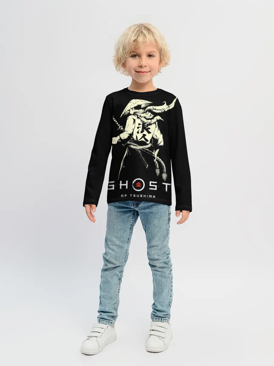 Детский лонгслив / Ghost of Tsushima Samurai