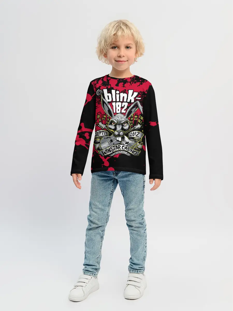 Детский лонгслив / Blink 182
