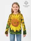 Детский лонгслив / Подсолнух