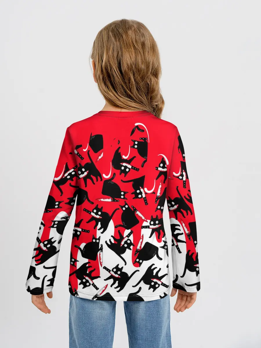 Детский лонгслив / WHAT CAT