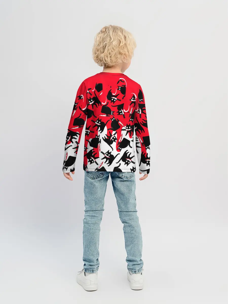 Детский лонгслив / WHAT CAT