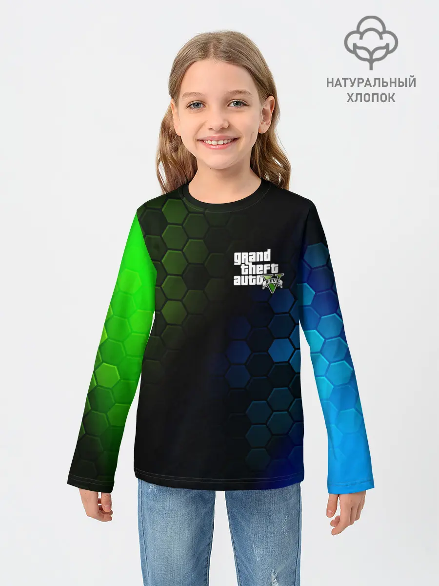 Детский лонгслив / GTA 5 / ГТА 5