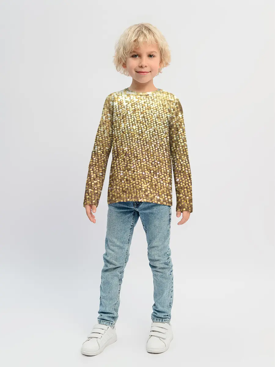 Детский лонгслив / Блёстки