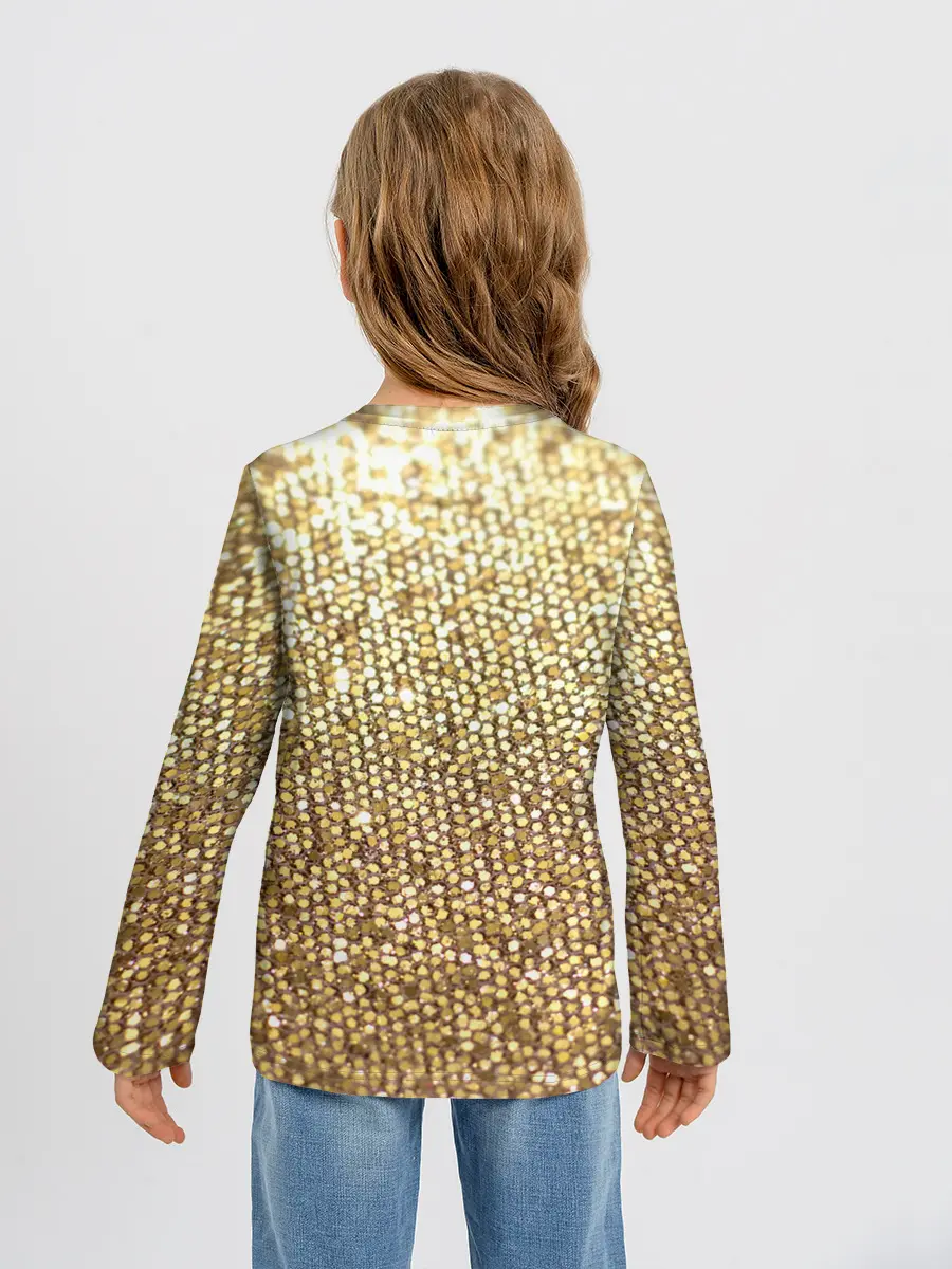 Детский лонгслив / Блёстки