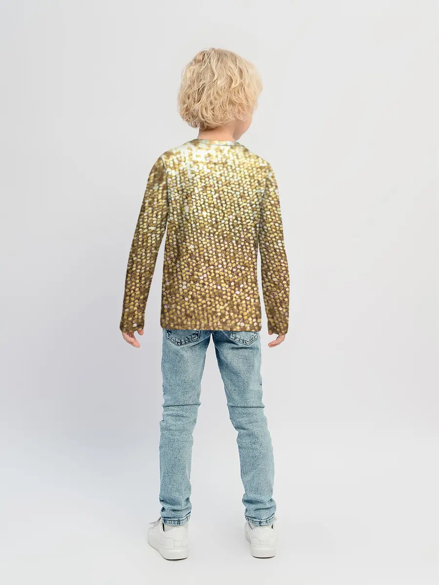Детский лонгслив / Блёстки