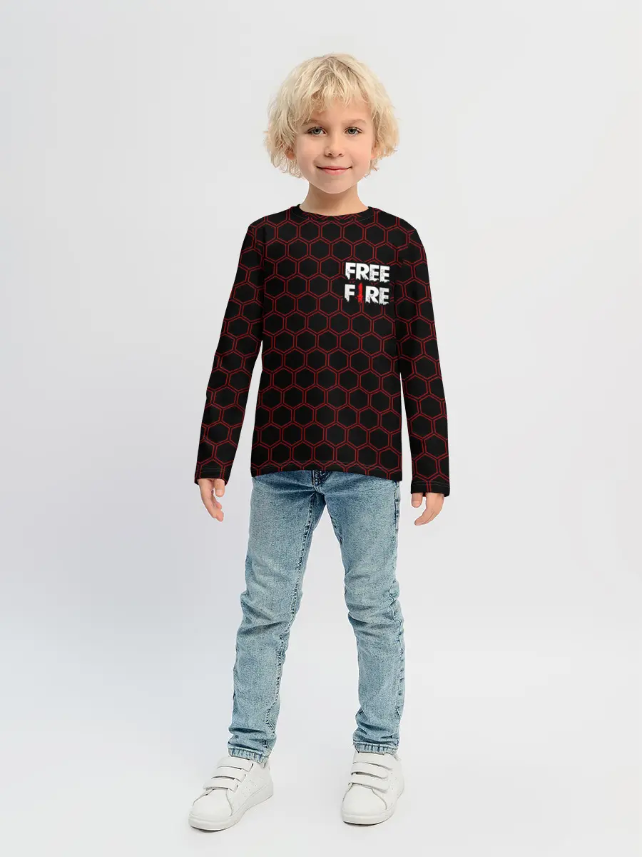 Детский лонгслив / FREE FIRE / ФРИ ФАЕР