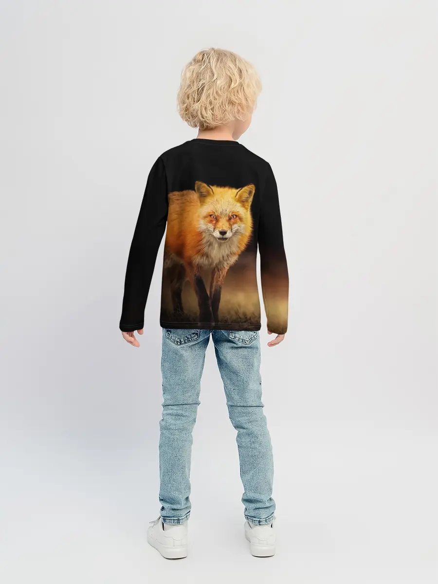 Детский лонгслив / Лиса