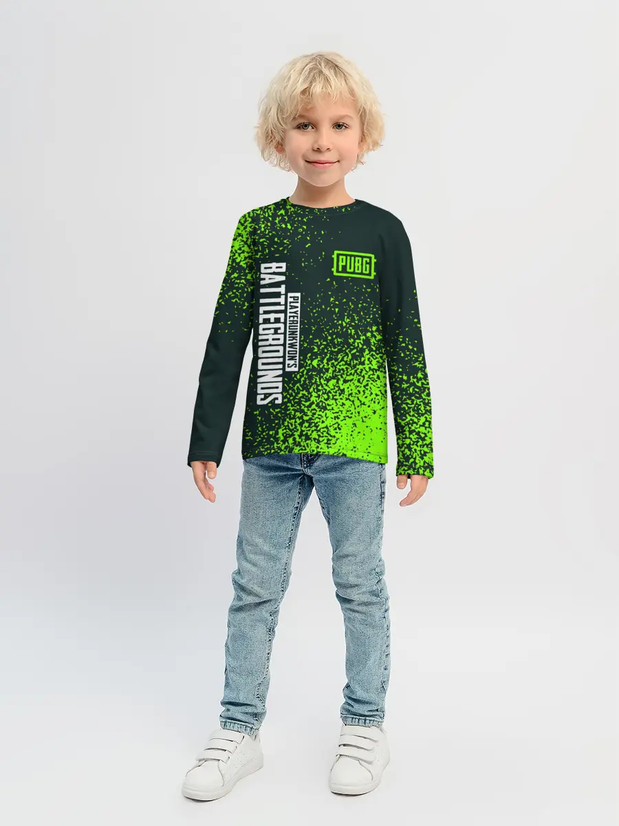 Детский лонгслив / PUBG / ПАБГ