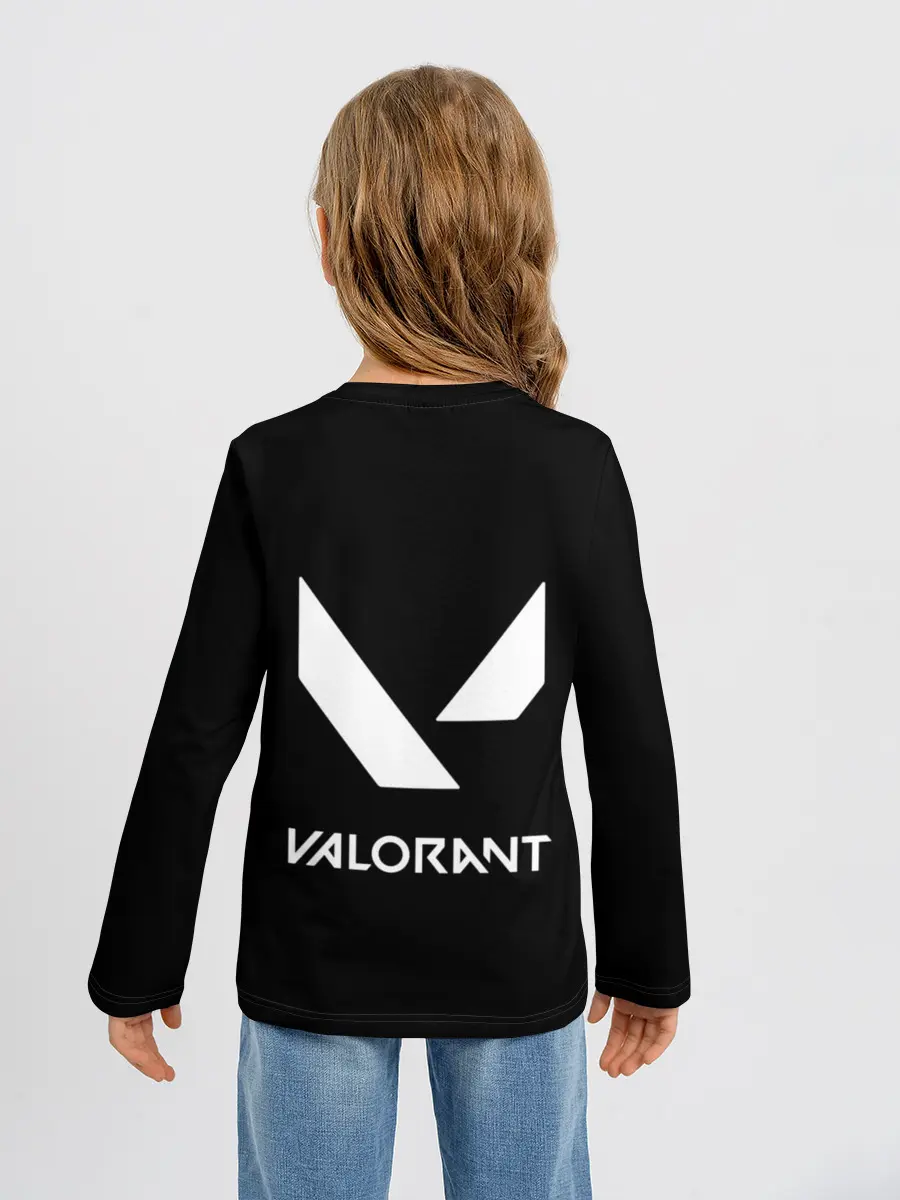 Детский лонгслив / VALORANT OMEN