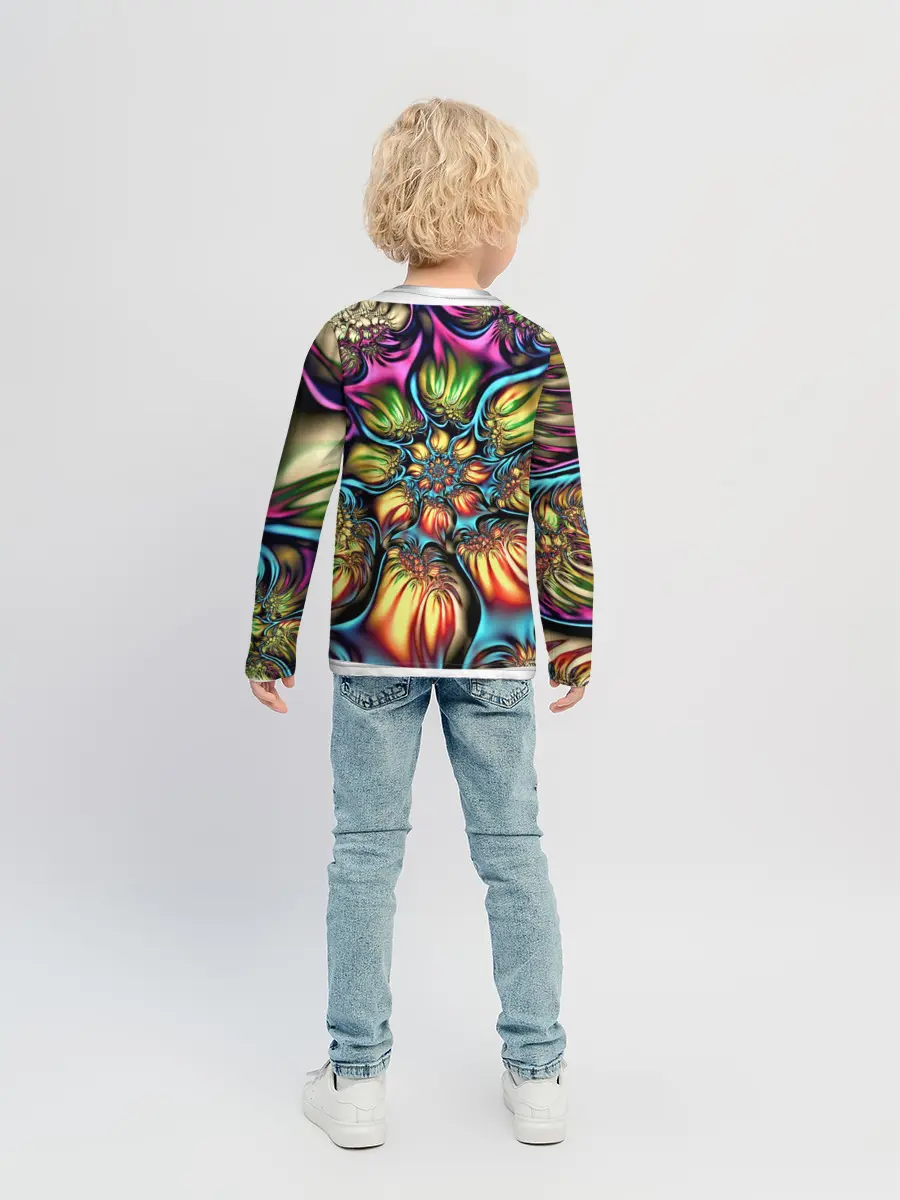 Детский лонгслив / Абстракция