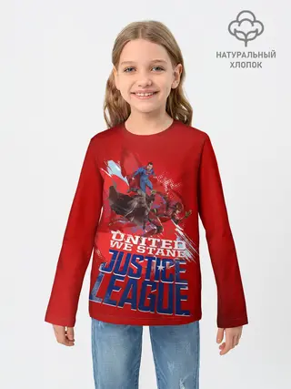 Детский лонгслив / Justice League