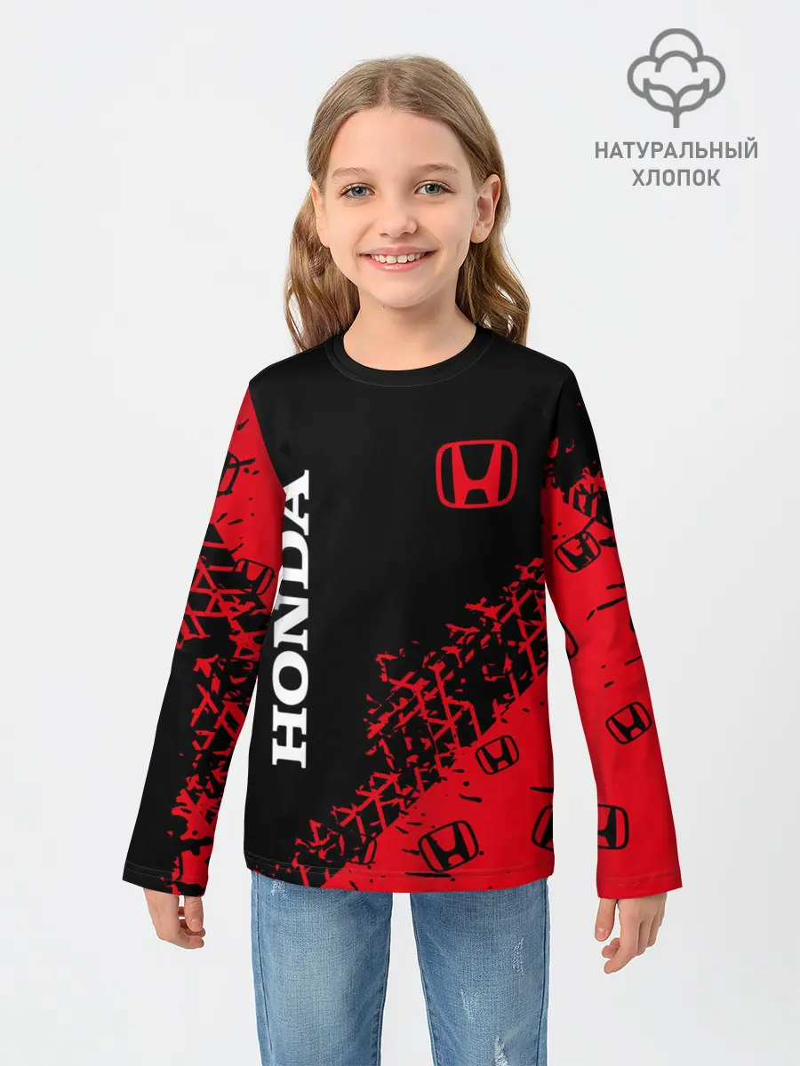Детский лонгслив / HONDA / ХОНДА