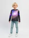 Детский лонгслив / Космическая спираль