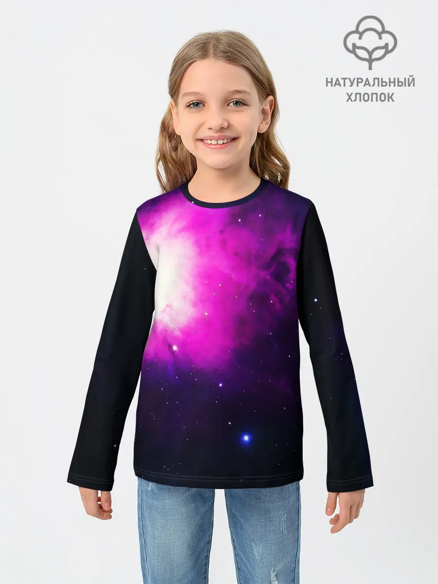 Детский лонгслив / Space