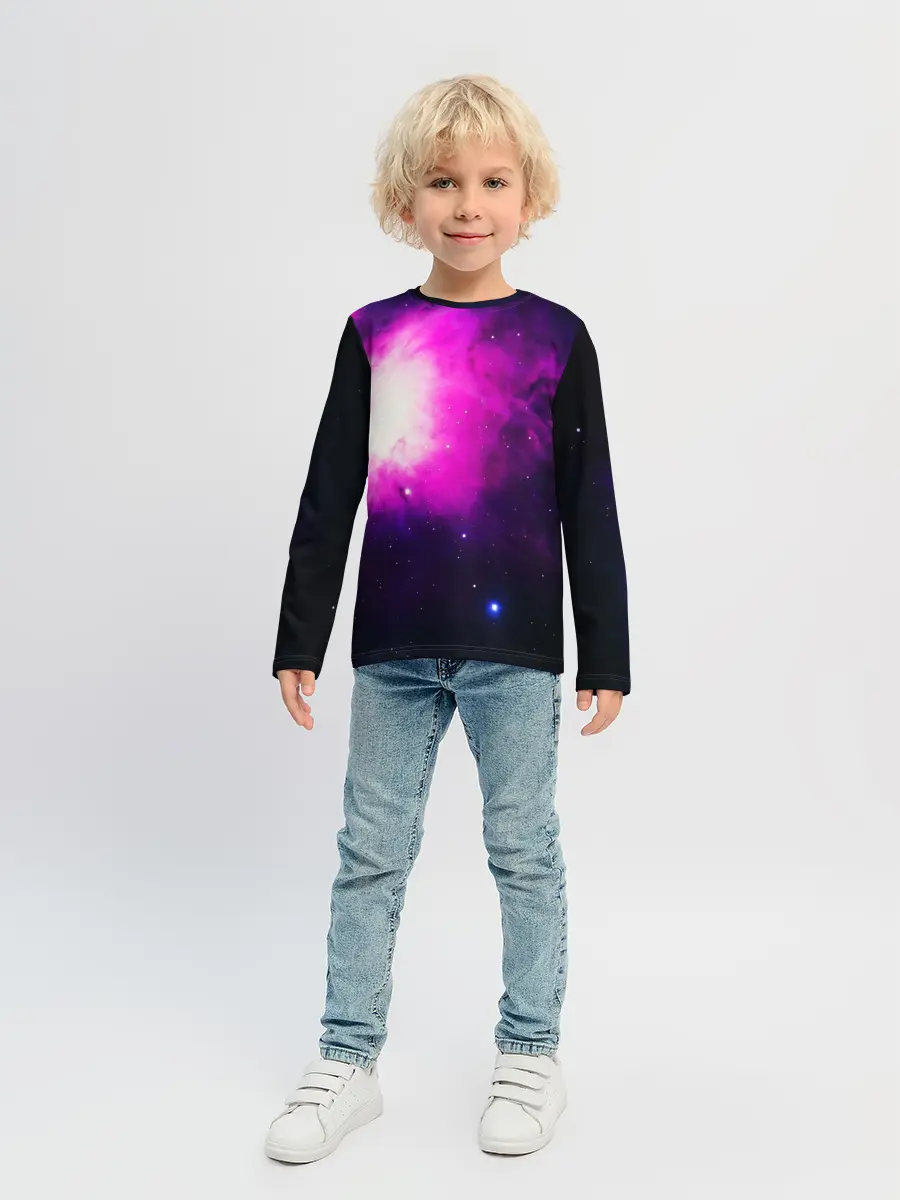 Детский лонгслив / Space